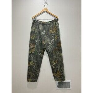 Vintage Jerzees Outdoors Sweatpants Mens 2X Camo Mossy Oak Fleece Y2K